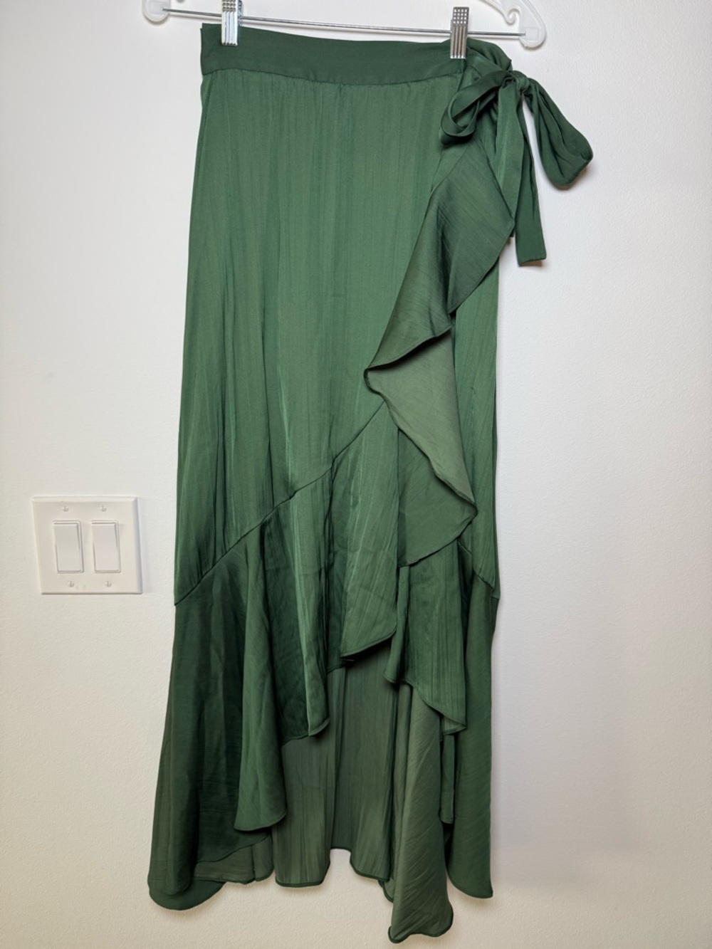 Maeve Ruffled Wrap Maxi Skirt